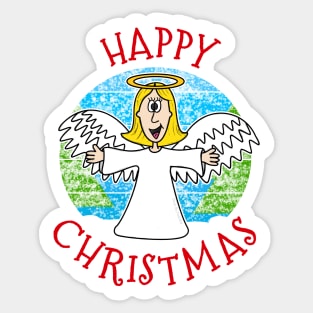 Christmas Angel Nativity Church Xmas 2022 Sticker